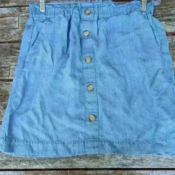 Anne Taylor midi chambre skirt size medium petite - Picture 1 of 5